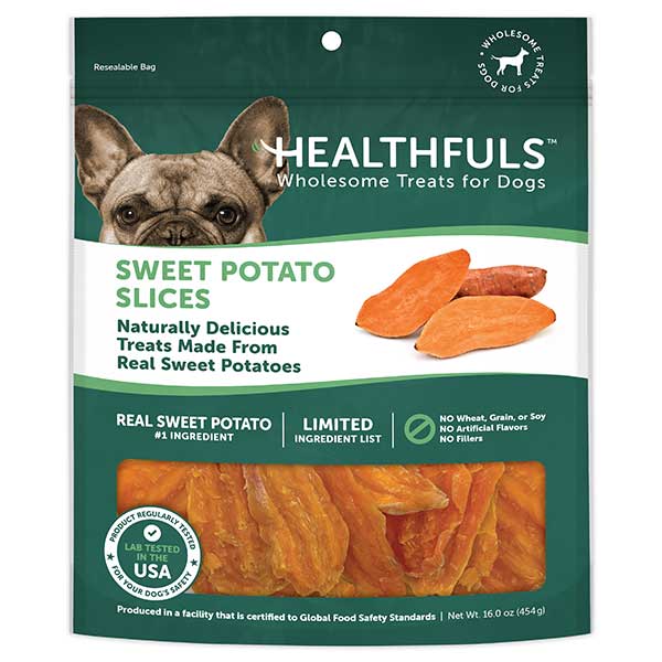 Healthfuls Sweet Potato Slices Dog Treats